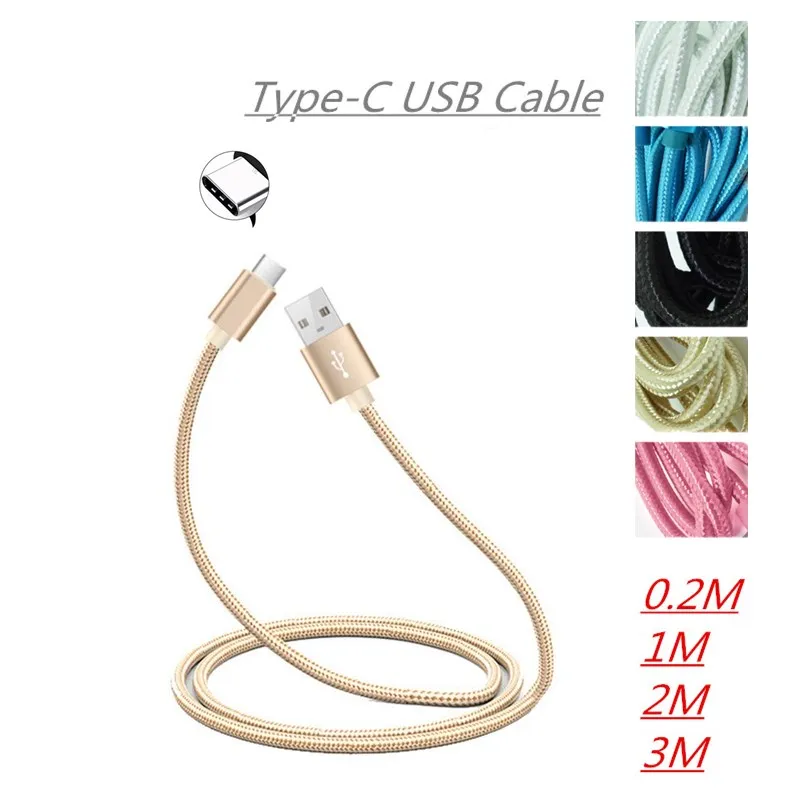 

USB Type C Cable 2.4A Fast Charging Type-C USB Cable For Xiaomi MI9 SE mi8 Huawei P30 P20 Samsung S10 S10E S9 S8 Plus Note 9 8