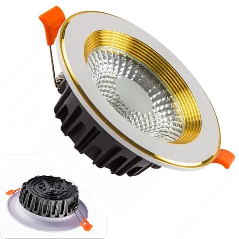 

Led Downlight 7W 10W 15W 20W 220V 110V Dimmable LED Ceiling bathroom Lamps living room light Home Indoor Lighting free shipping