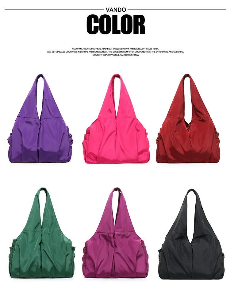 Женские сумки, известный бренд, нейлон, женские сумки, 6 цветов, сумки на плечо, водонепроницаемые, дорожная сумка, высокая ВМЕСТИТЕЛЬНОСТЬ