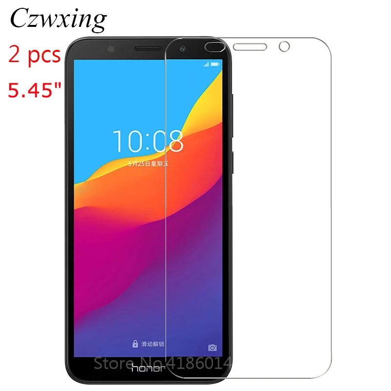 Закаленное стекло для Honor 7A 2 шт. закаленное Защита экрана Huawei 7 A 5 45 дюйма Русская