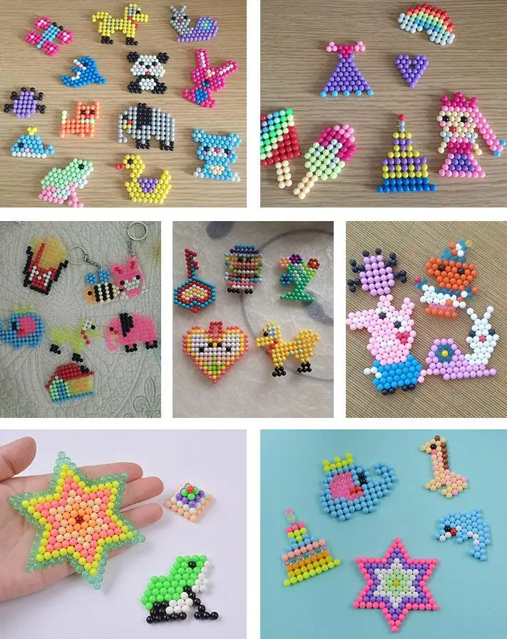 DIY магические шарики с водяным туманом, игрушки для детей, puzles 3d формы в виде животного, бусины, ручная работа, головоломка, детские развивающие игрушки