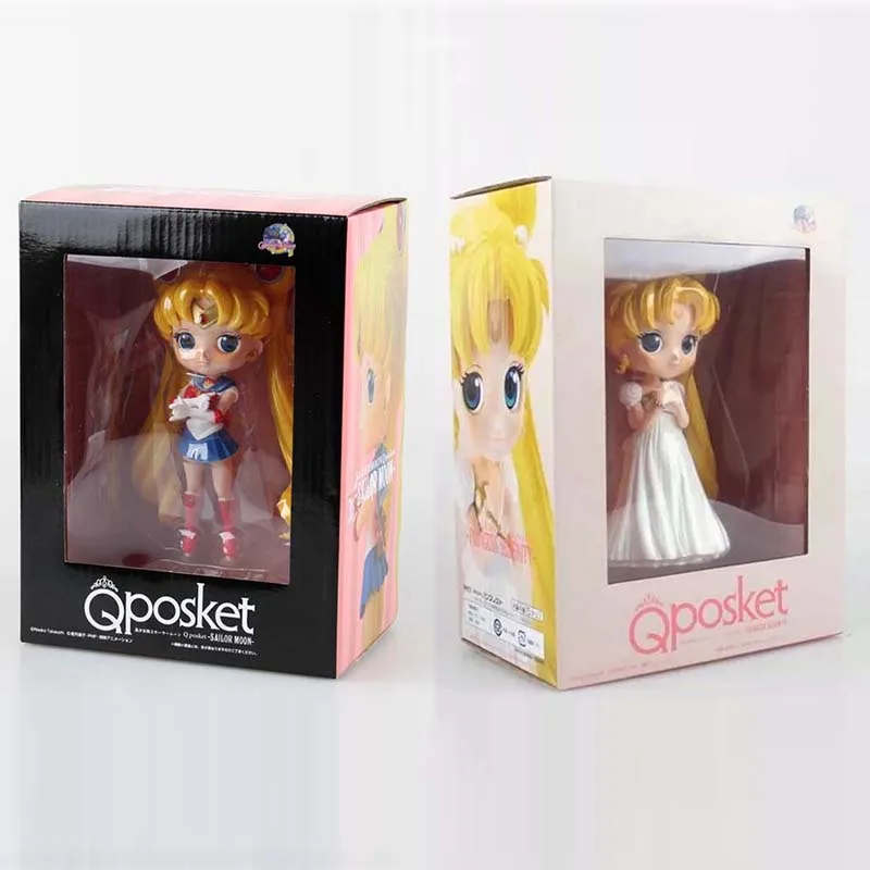 2 стиля Q Posket Sailor Moon Princess Serenity Tsukino ПВХ фигурки игрушки Коллекционная модель куклы