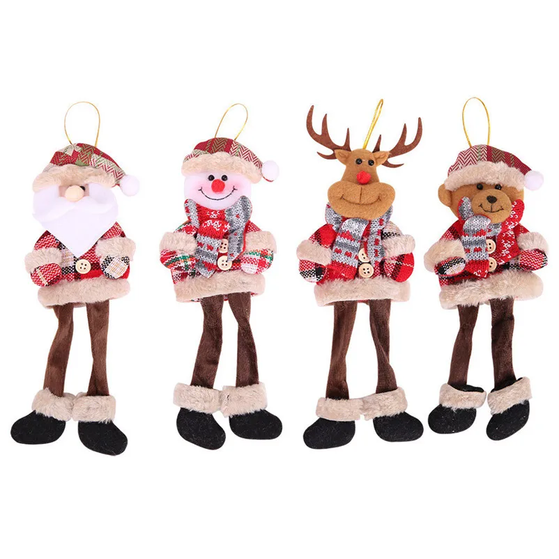  1 pcs Christmas Decoration Pendant Xmas Santa Claus Gifts Home Decor Ornament Wall Decor for home 2018 new arrival #3o25 (14)