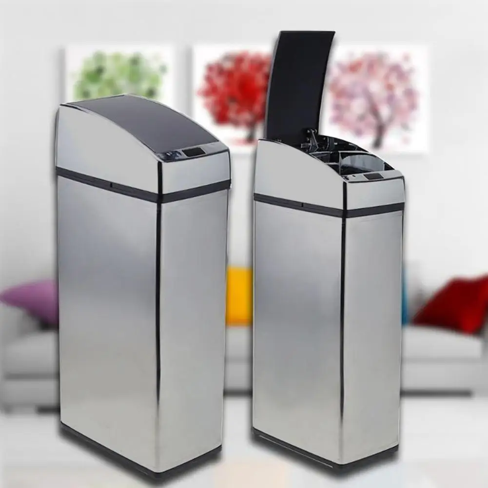 

3/4/6L Automatic IR Smart Sensor Dustbin Trash Can Induction Household Waste Bin Household Merchandises Fashion