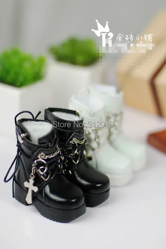 Cute Cross Boots for BJD 1 4 MSD 1 3 SD10 SD13 Luts DOD AS DZ