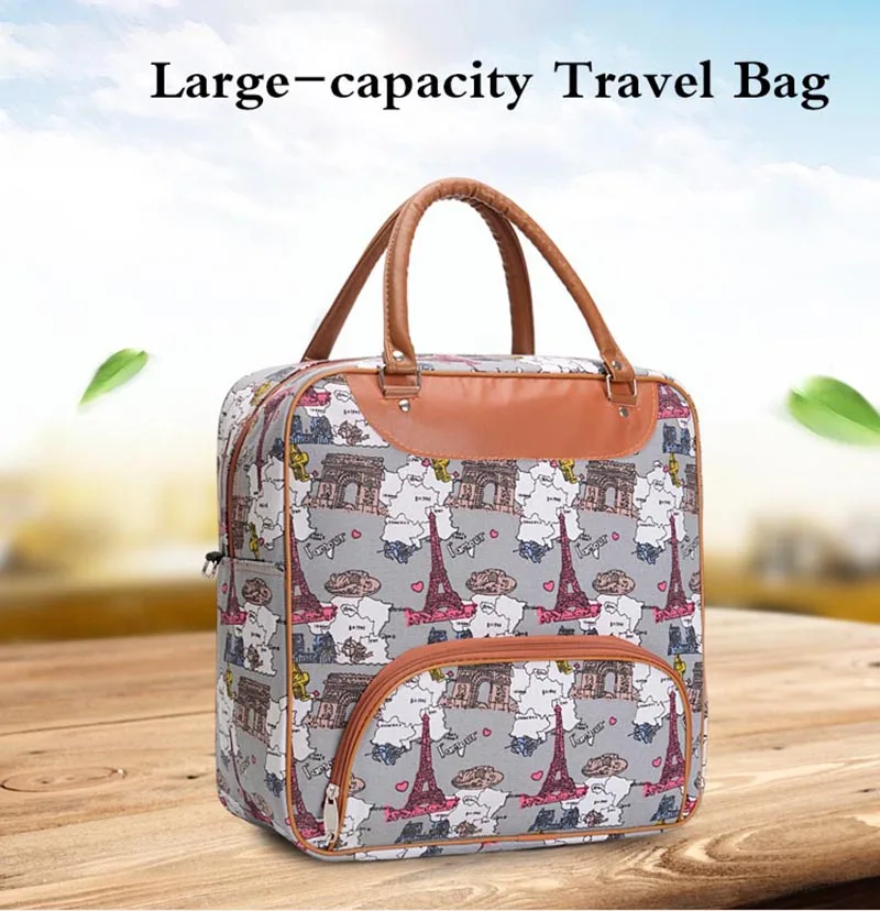 Mulheres Duffle Saco de Viagem Grande Capacidade