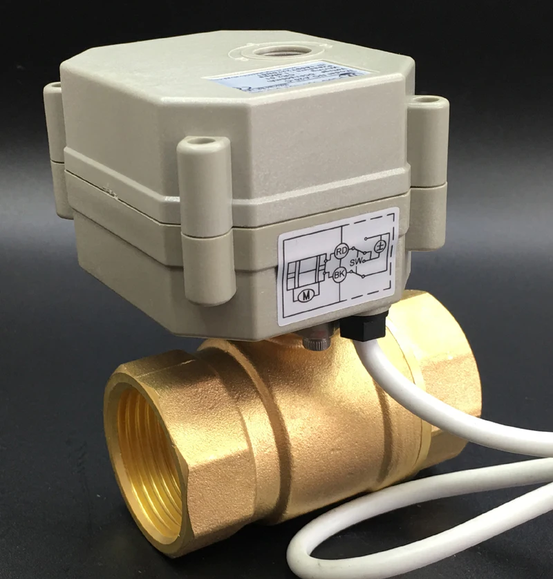 TF25-B2 série 2 vias dn25 elétrica desligar válvulas on off 5 segundo