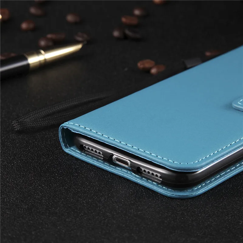 Роскошный модный Чехол книжка для iPhone XS X MAX XR 4 4S 5 5S SE 6 6S 7 8 Plus из кожи Крейзи Хорс