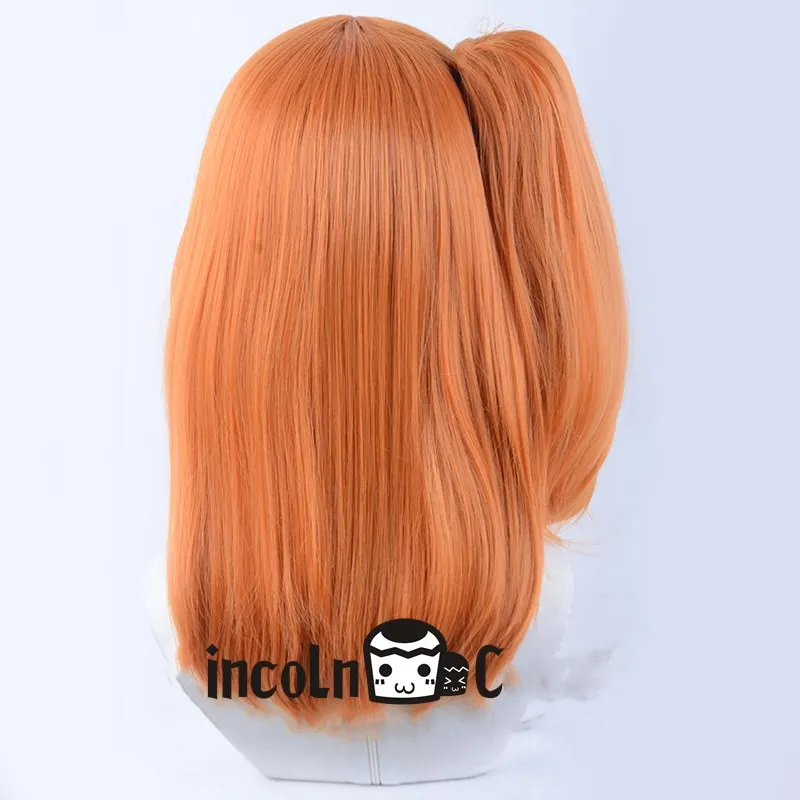 LoveLive! Kousaka Honoka cosplay Wig Оранжевый Синтетический парик для Хэллоуина для ролевых игр для взрослых девочек