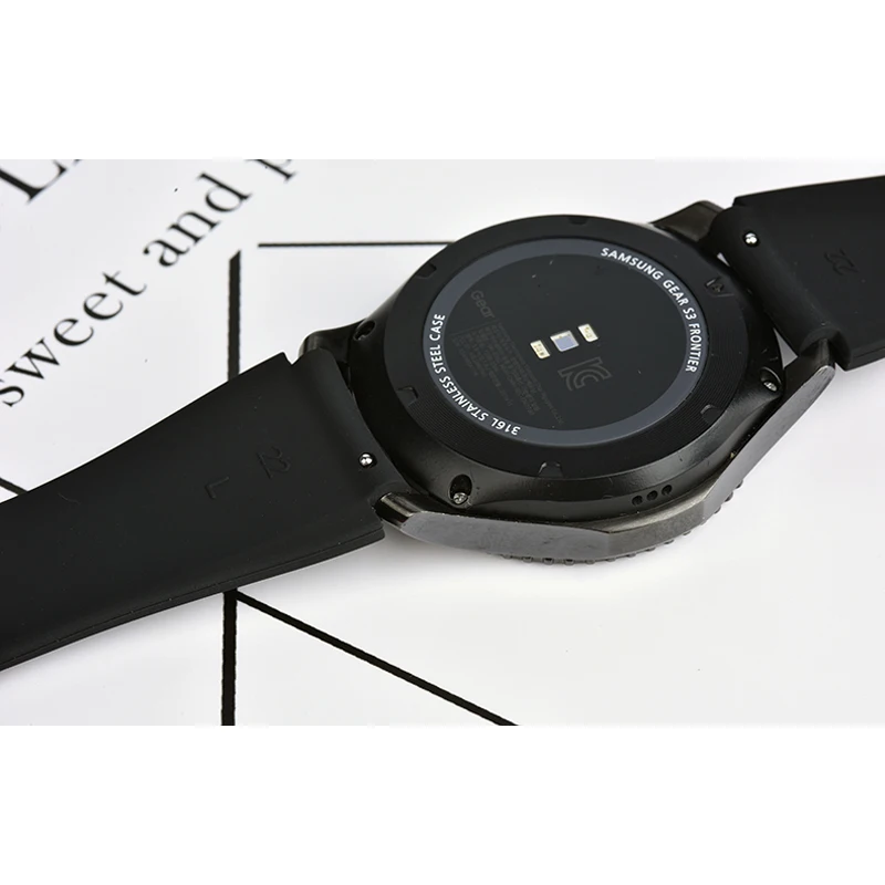 Спортивные 22 мм ремешок для samsung galaxy watch 46 S3 Frontier/классические huawei gt силиконовый