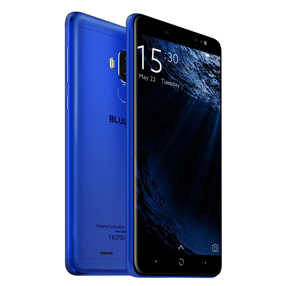 BLUBOO D1 2GB RAM 16GB ROM Android 7.0 Mobile Phone MTK6580A 1.3GHz Quad Core 5.0 Inch 2.5D HD Screen Dual Camera 3G Smartphone