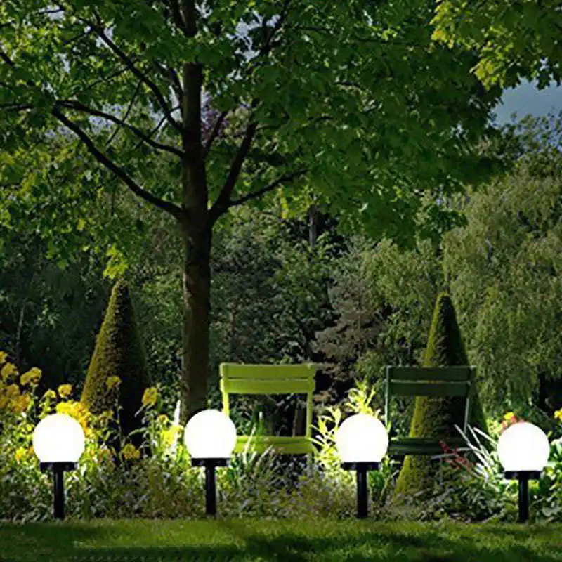 LED Solar Power Outdoor Garden Path Yard Ball Light Lamp Lawn Road Patio 1.2V DC