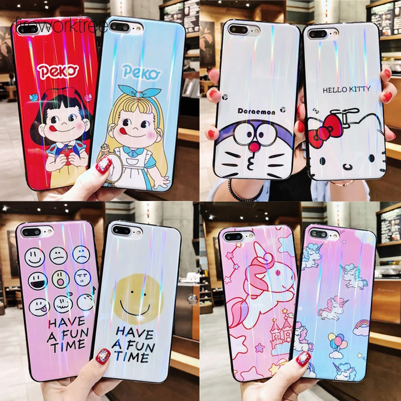 Unicorn Case For iphone 7 8 X 6 Plus XR XS Max Soft TPU Silicone Phone Iphone Back Cover Coque |