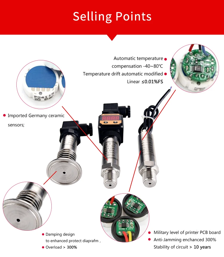 QDX50 4-20mA Датчик абсолютного давления-0,1~ 100Mpa датчик давления воды