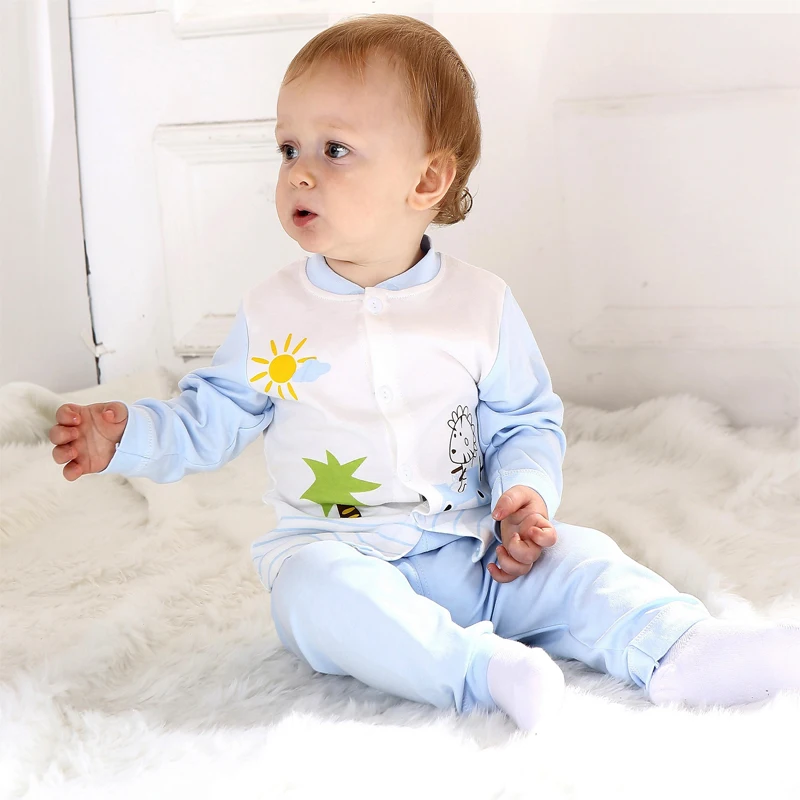 

1set baby New Spring Fashion shirt Wild Cotton Baby Boys and Girls Qiuyiqiuku / Baby Underwear Sets