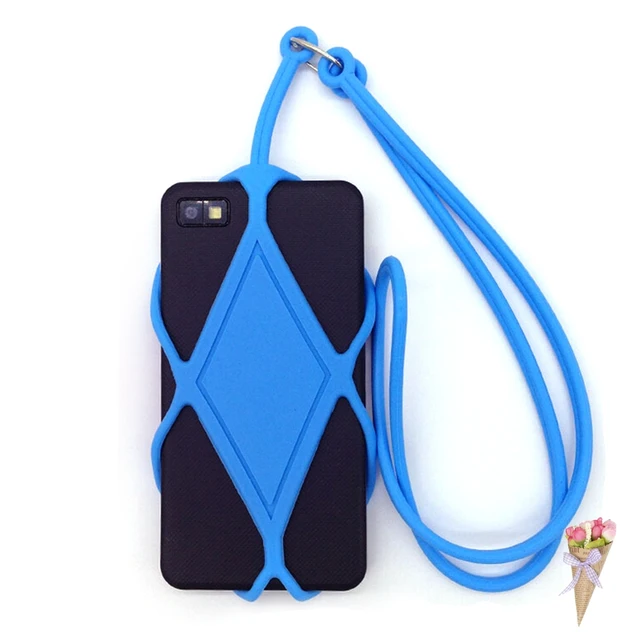 New 1 x Universal Silicone Lanyard Case Universal Silicone Phone Case