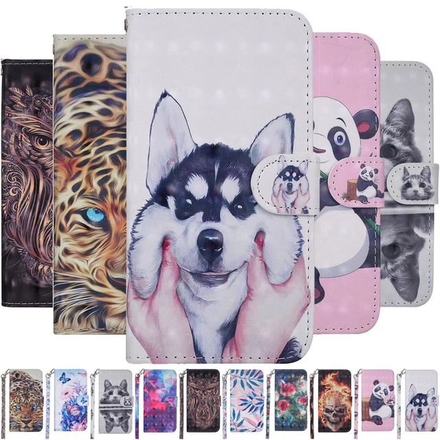 

Phone Case For Xiaomi Redmi Note 5A Case Fashion Shell Pattern Cases For Redmi 4X PU Leather Cover Mi 6 8 Y1 Y1 Lite
