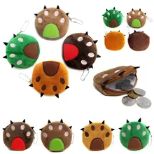 50 шт./упак. высокое качество плюшевые кошелек для монет мультфильм Сумки набор агент оптом и в розницу Поддержка Перевозка груза падения