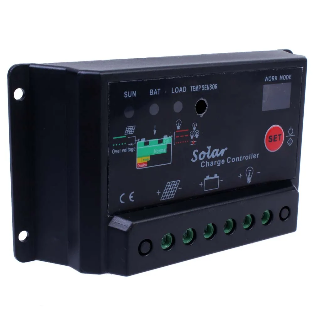 30A 12V/24V Streetlight Solar Panel Charge Controller PV System Light&Timerin Solar Controllers