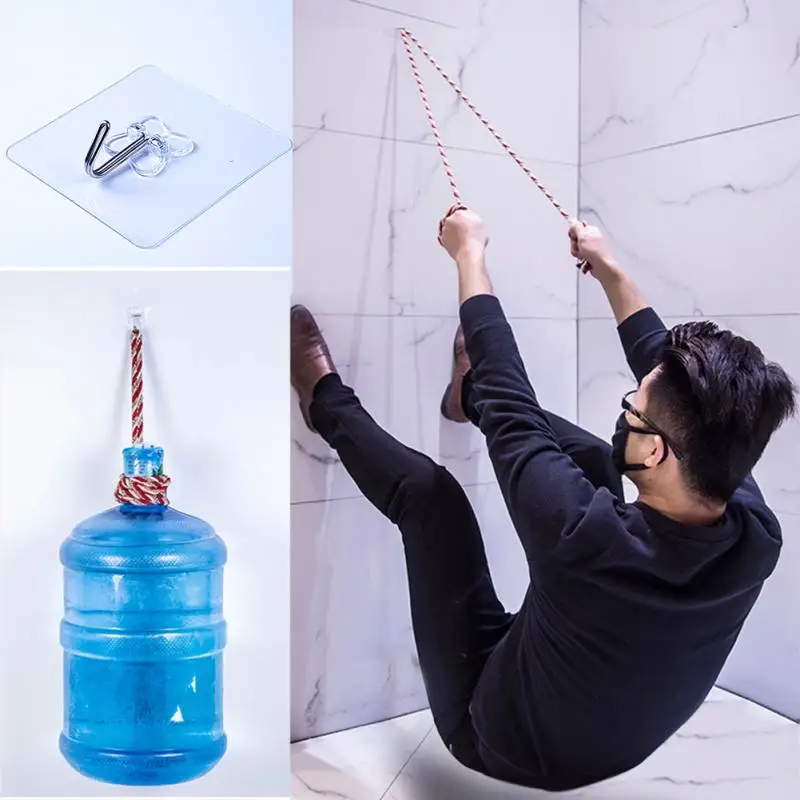 

2pcs/lot Transparent Hooks Removable Wall Strong Paste Hook Stick Home Key Towel Hanger Holder Bathroom Kitchen #125