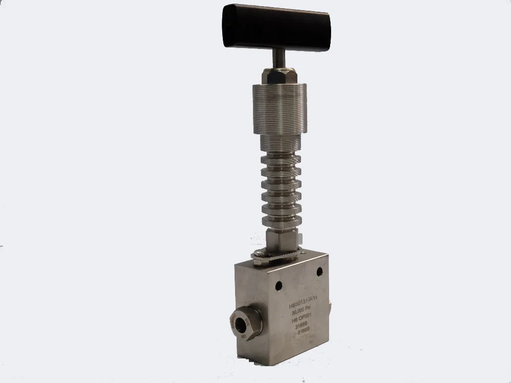 Модель: HS30121-H 1/4 ''соединение 30000 PSI высокотемпературные игольчатые клапаны из нержавеющей стали для газовой воды