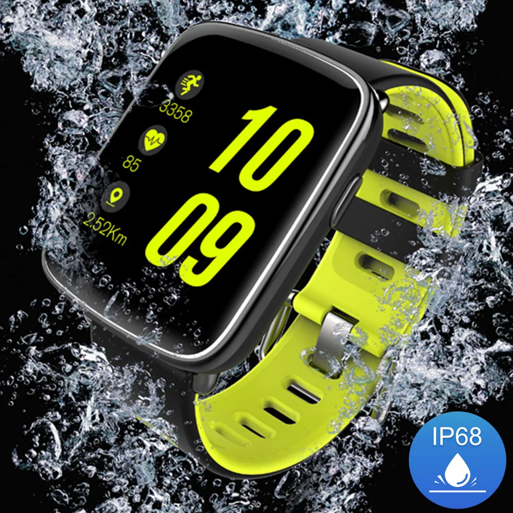 Смарт часы водонепроницаемые Ip68 монитор сердечного ритма GV68 Bluetooth Smartwatch плавание
