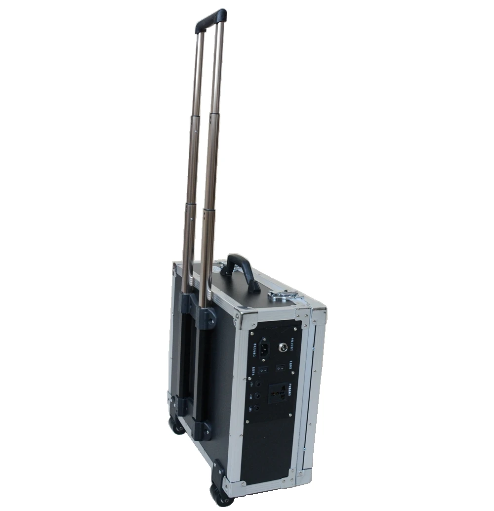 

500W Solar Power Suitcase for Outdoor Use with Continuous 500W Pure Sine Wave Inverter LCD Display with 2pcs Bulb Lights