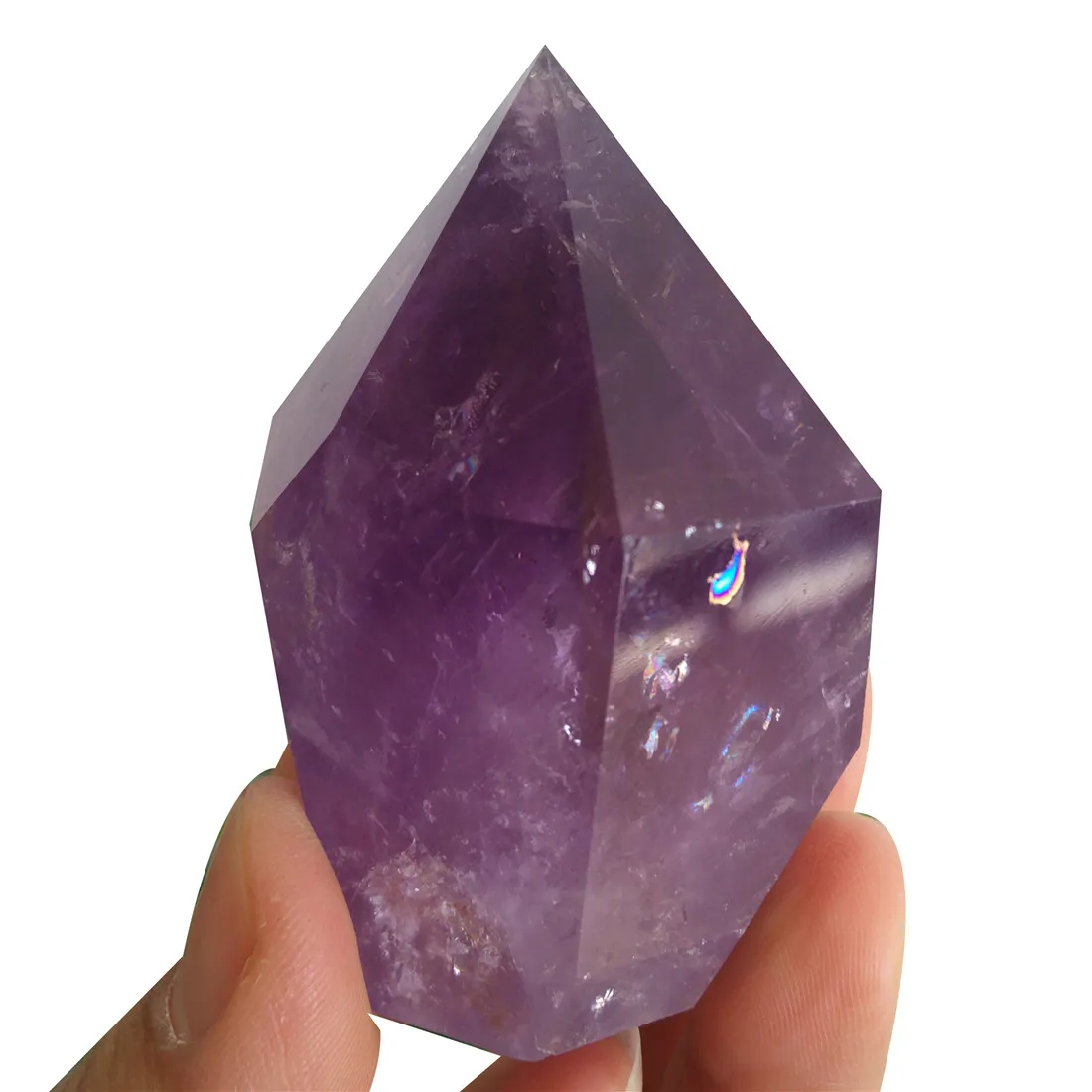 

Amethyst Crystal Point Stones Crystals Stone Islande Wicca Piedras Minerals Mineral Cuarzo Crown Chakra Healing Quartz Wand Gift