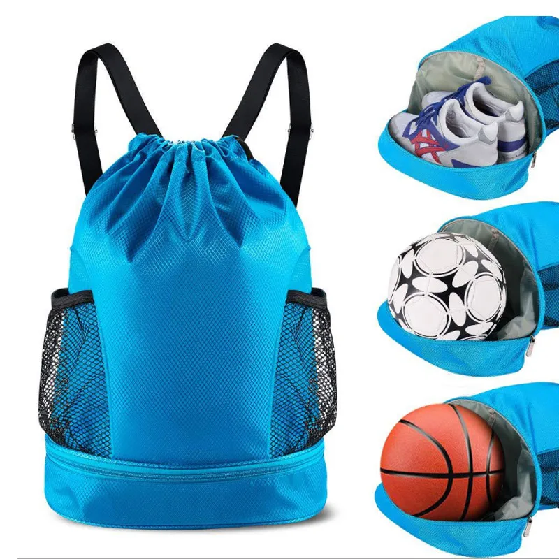 

2019 New Casual Men Women Fitness Bag Waterproof Large Capacity Zipper Open Backpack for Outdoor BS88
