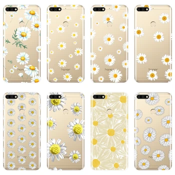 

Case For Huawei Honor 7 8 9 10 Lite Silicone Soft Flower Back Cover For Huawei Honor 7 7S 7X 7A 7C Pro 10 9 8 8X MAX Phone Case
