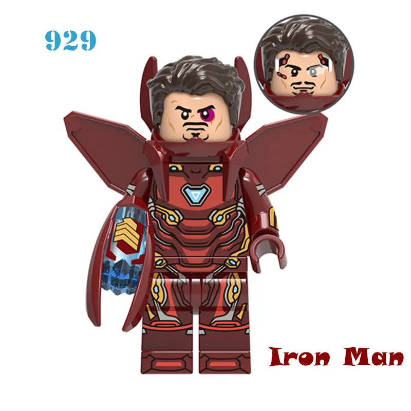 

Diy Blocks DC Marvel Iron Man Doctor Strange Deadpool Thor the Avengers figures compatible with Legoingly Bricks Kids Toys