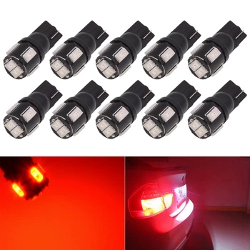 

1 Pack T10 W5W Led Bulbs Interior Reading Trunk Cargo Lights Courtesy Corner Side Marker LEd Lights Red Lighting Car Styling