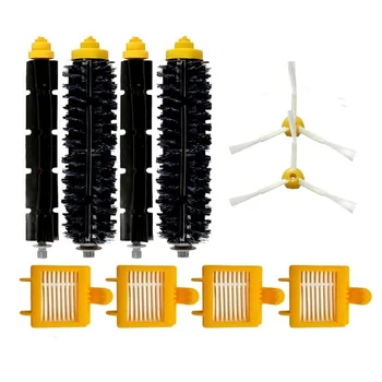 

10pcs/lot Vacuum Bristle Brush Flexible Beater Side Brush Hepa Filter for Irobot Roomba 700 Series robots Vacuum Cleaner parts