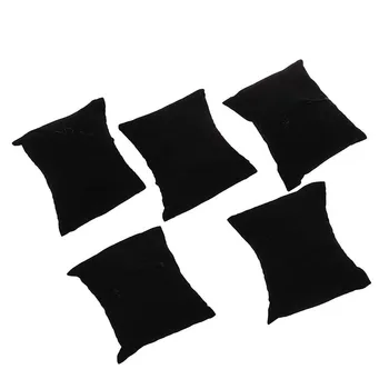 

5 x Velvet Bracelet Watch Jewelry Display Pillow Black
