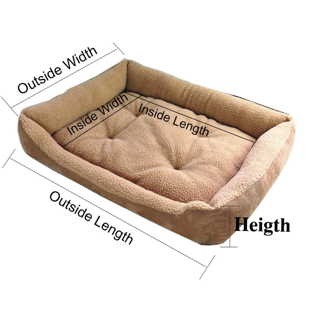 Pet Dog Bed Warming Dog House Soft Nest Dog Baskets Autumn Winter Warm Kennel For Small Medium Large Dogs Chihuahua Bulldog
