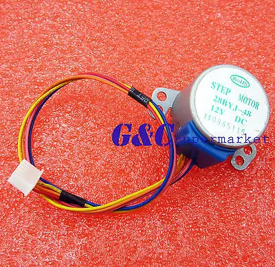 

28BYJ-48 Valve Gear Stepper Motor DC 12V 4 Phase Step Motor Reduction