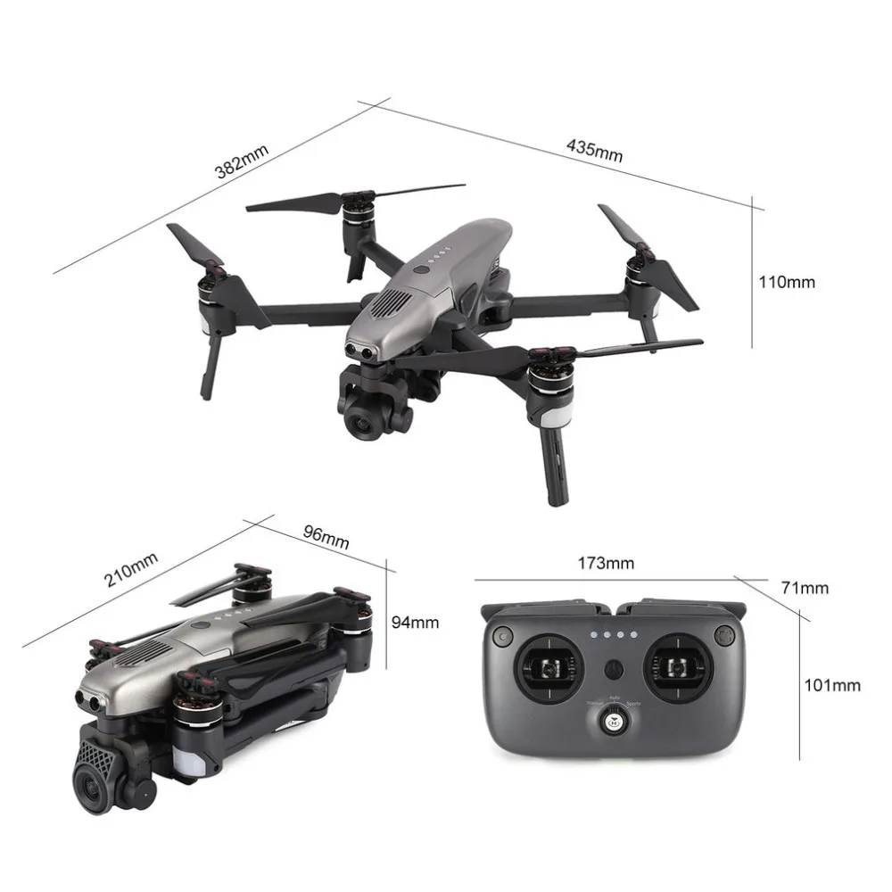 320 складной 4 K HD Камера 5,8G FPV RC Радиоуправляемый автомобиль Квадрокоптер беспилотный летательный аппарат с 3-осевому гидростабилизатору gps Преодоление препятствий AR игры