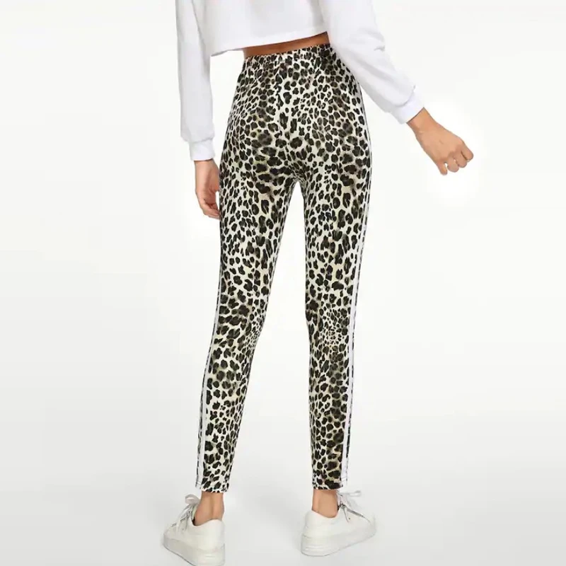 Sexy Yoga Leggings Women High Waist Push Up Compression Leggins Gym Fitness Legging Fashion Leopard Femme Workout Sports Pants