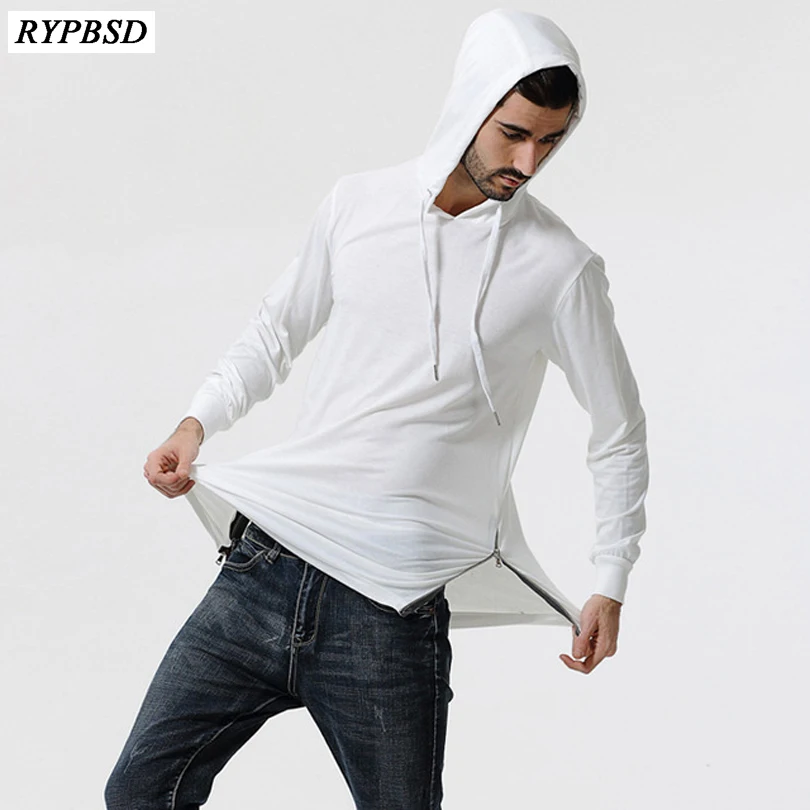 Download Hooded Tshirt Men 2019 New Fashion Long Sleeve Streetwear ...
