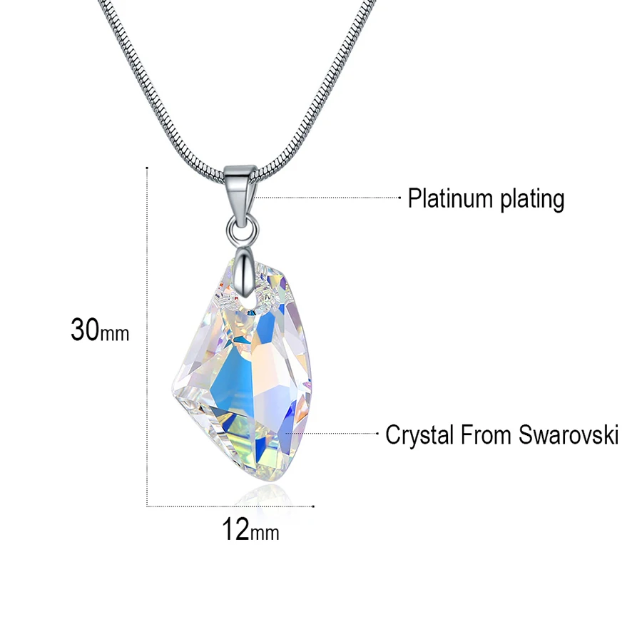 MALANDA Модный комплект с кристаллами от Swarovski, ожерелье, серьги для женщин, ювелирный набор с камнем, свадебные праздничные аксессуары на подарок