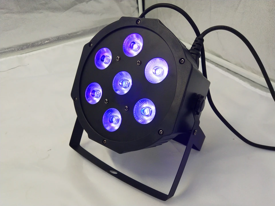 Светодиодный Par 7X12 Вт/7X15 Вт/7X18 Вт RGBWA + UV 4в1 5в1 6в1 профессиональный сценический DMX 512