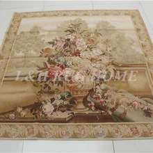 5'X5' гобелен Обюссон, Aubusson шерстяной гобелен, гобелены ручной работы