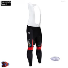 Команда UCI зима Pro Новые черный MTB Велосипедный спорт Горный велосипед Костюмы Burg Панталоны 9D гель площадку для мужчин спортивная