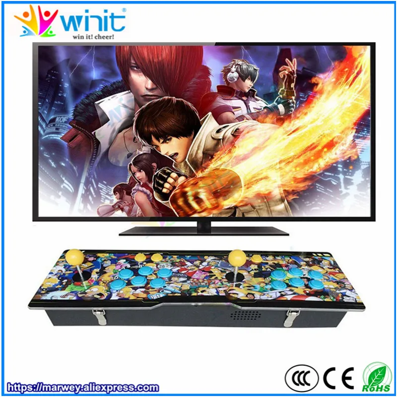 Pandora 5S 1299 in 1 arcade video game console box VGA output Jamma KOF street fighter joystick arcade multi game machine Pandora 5S 1299 in 1 arcade video game console box VGA output Jamma KOF street fighter joystick arcade multi game machine
