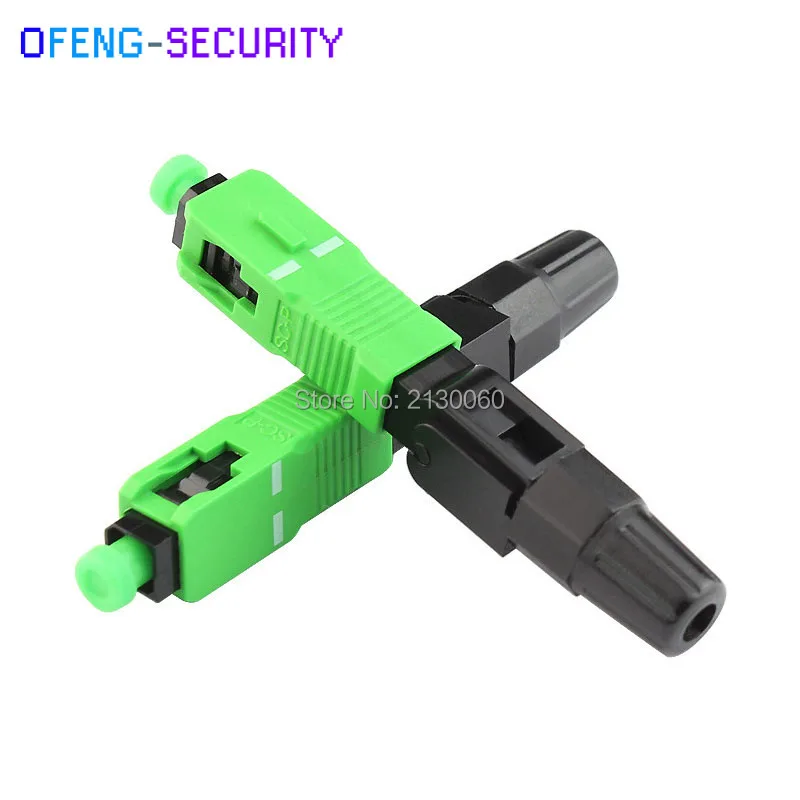 

100Pcs/ Lot FTTH Tool Cold Connector Tool SC/APC Optical Fiber Fast Connector