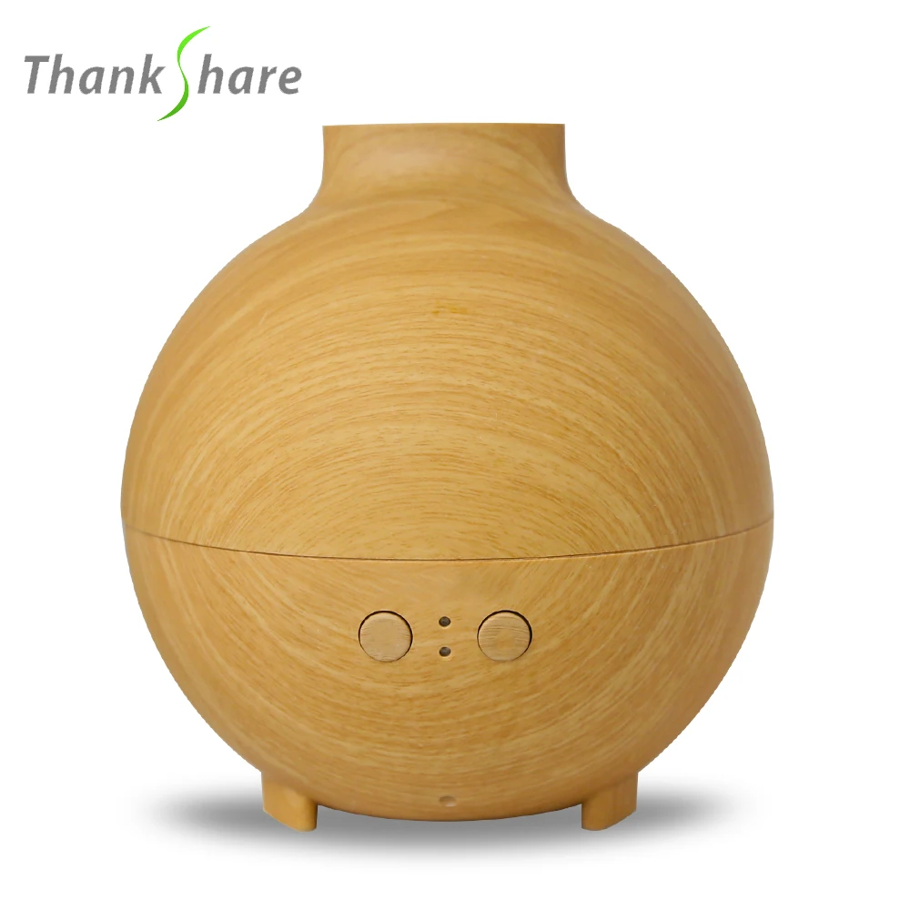 Air Humidifier Ultrasonic Essential Oil Diffuser Vaporizer Wood Grain
