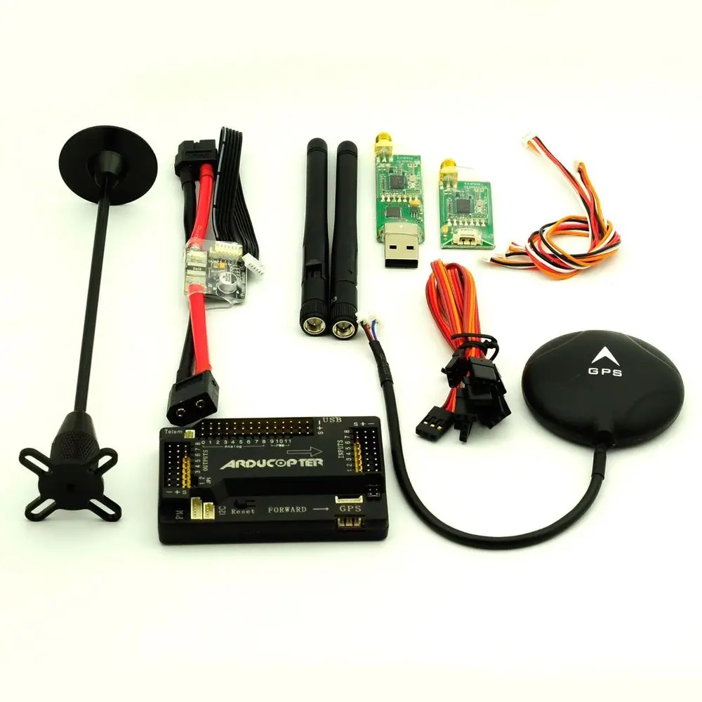 New apm 2 8 ardupilot flight controller 433mhz telemetry 6m gps power