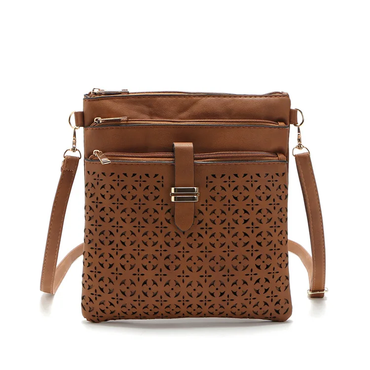 Clutches Bolsas Femininas Bolsa 2017 Fashion Small Bag Women Messenger Bags Soft PU Leather Hollow Out Crossbody Bag For Women