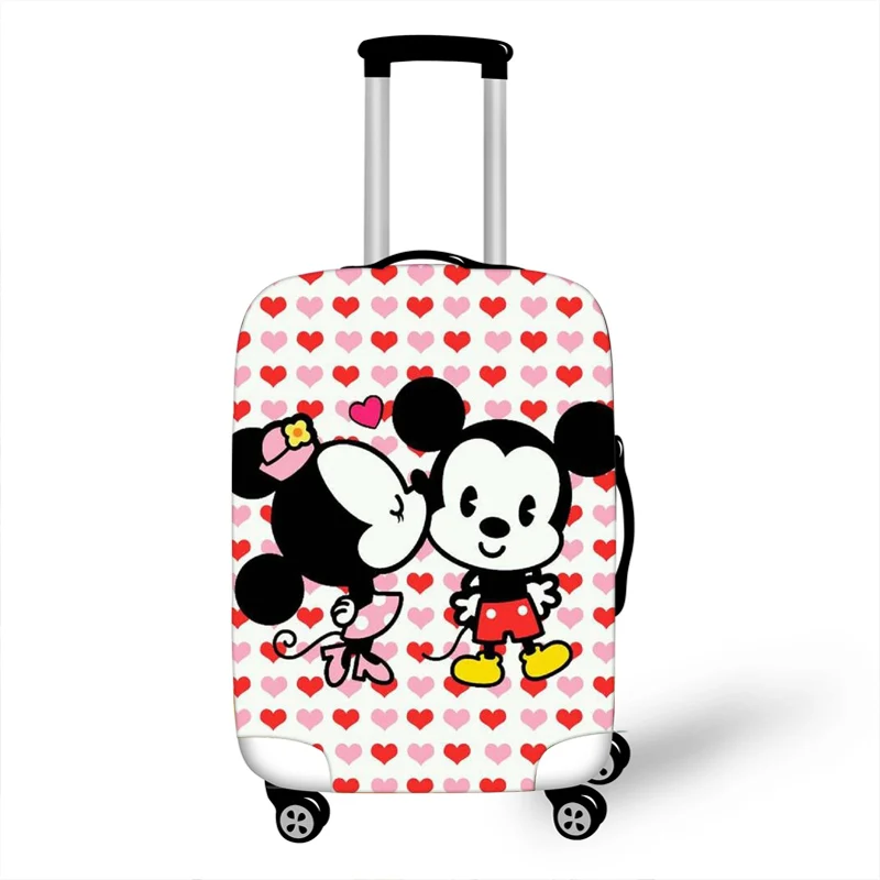 Luggage Protective Cover Case For Elastic 18-32 Inch Suitcase Protective Cover Cases Covers M Travel Accessories Mickey Minnie T - Цвет: E