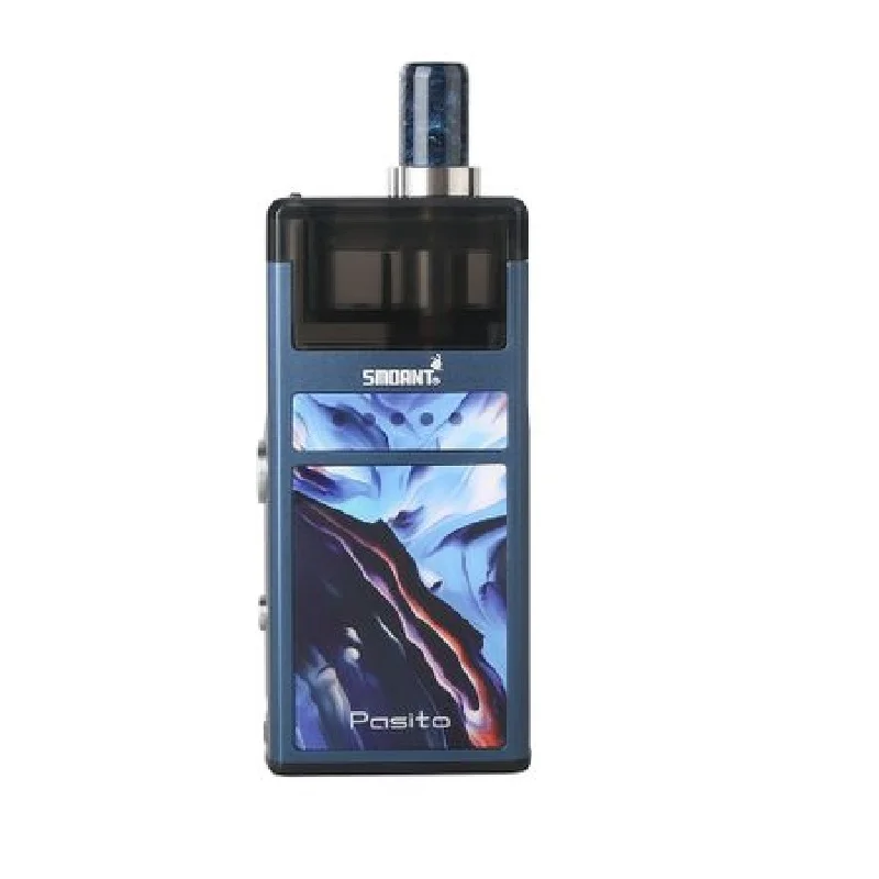 Smoant Pasito Pod Vape комплект MTL& DTL RBA катушка испаритель с 3 мл Pod электронная сигарета картридж комплект - Цвет: Bronze Blue